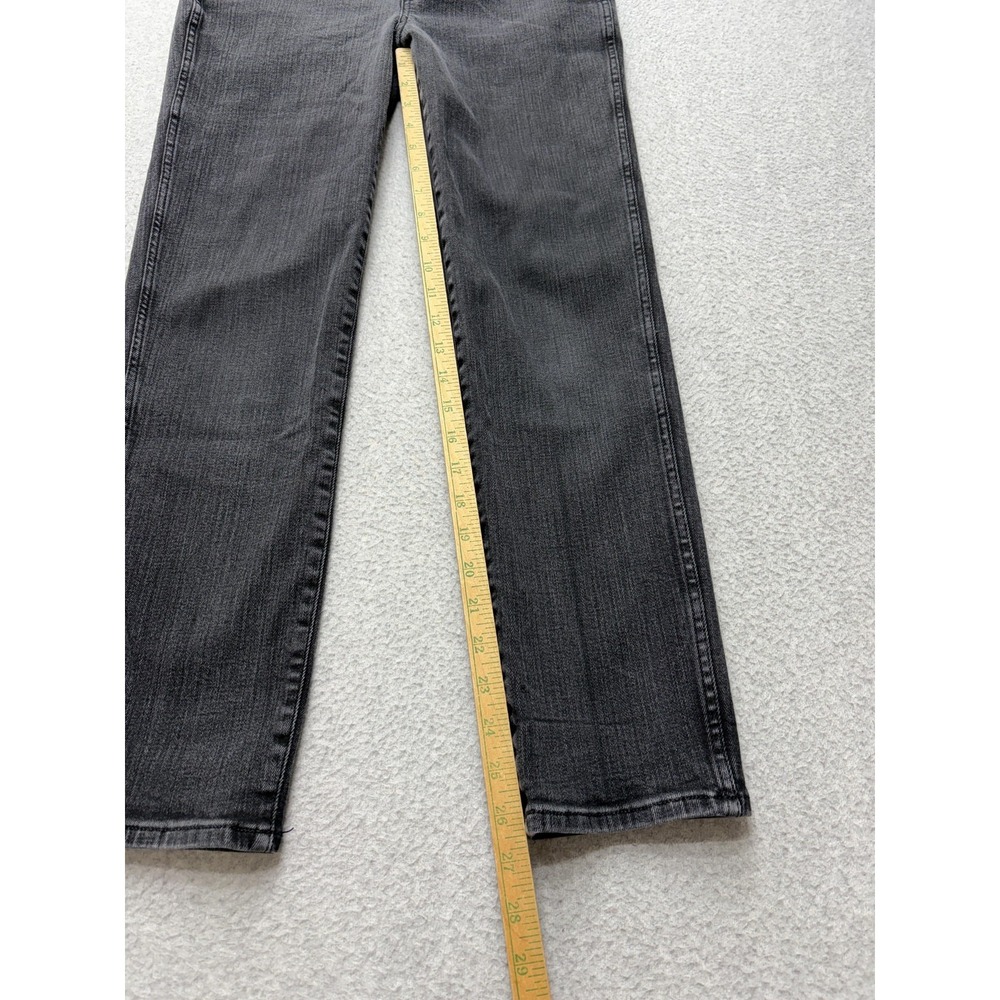 Madewell Curvy Stovepipe Jeans Womens 30 Gray Charcoal Mid Rise Straight 30x25 - Picture 6 of 14